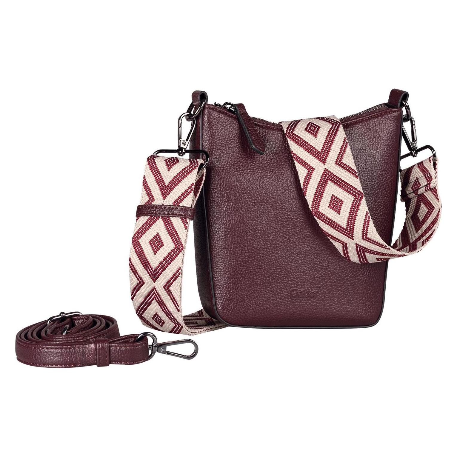 Gabor, Damen, Handtasche, Linda Cross Bag, Rot
