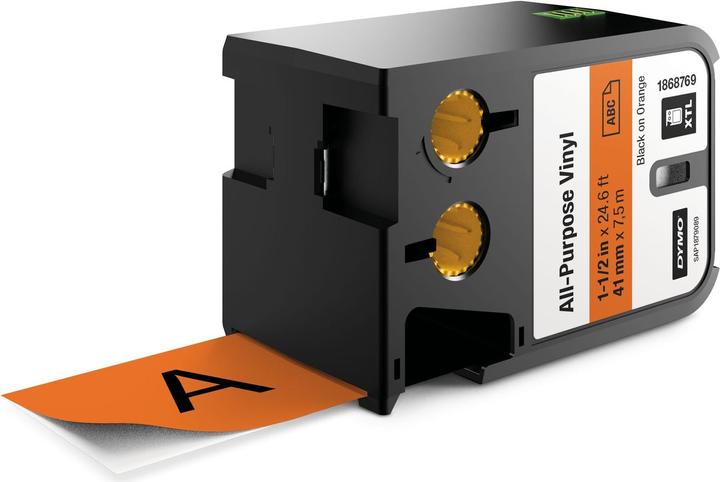 Produktbild Dymo XTL Schriftband, Vinyl (4.10 cm, Orange)