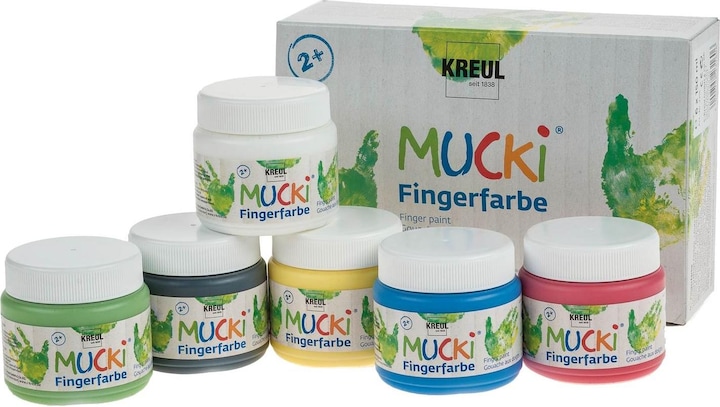 Image du produit Kreul MUCKI peinture au doigt (Multicolore, 900 ml)