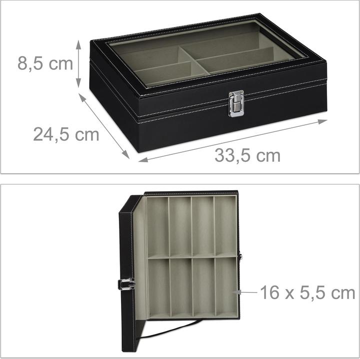 Produktbild Relaxdays Brillenbox