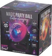 Immagine prodotto Party Time Palla magica per feste con effetto discoteca e telecomando