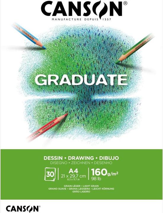 Image du produit Canson GRADUATE - carnet à dessin (A4)