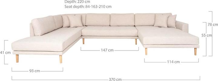 Image du produit House Nordic Lido (Canapé d'angle)
