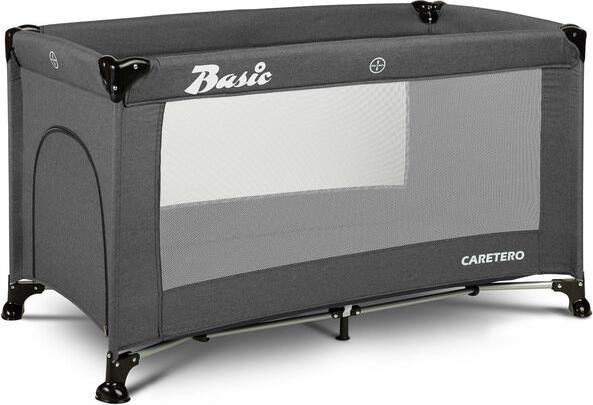 Caretero Łóżeczko Turystyczne Basic Graphite (60 x 120 cm)