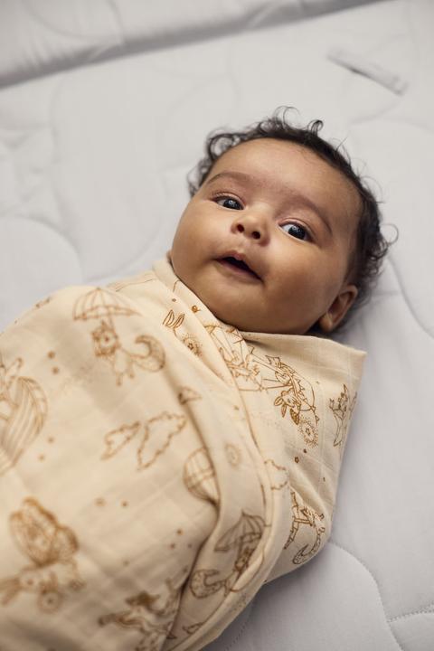 Productafbeelding Filibabba - Muslin Swaddle Diaper - Hvid - 120x120 cm (FI-03815) (120 cm, 120 cm)