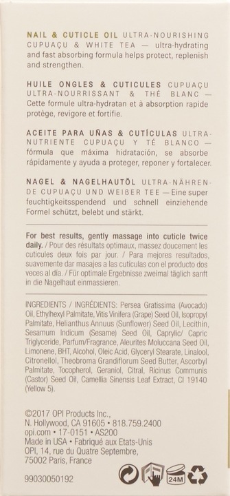 Image du produit OPI Pro Spa - Huile pour ongles et cuticules (8.60 ml)
