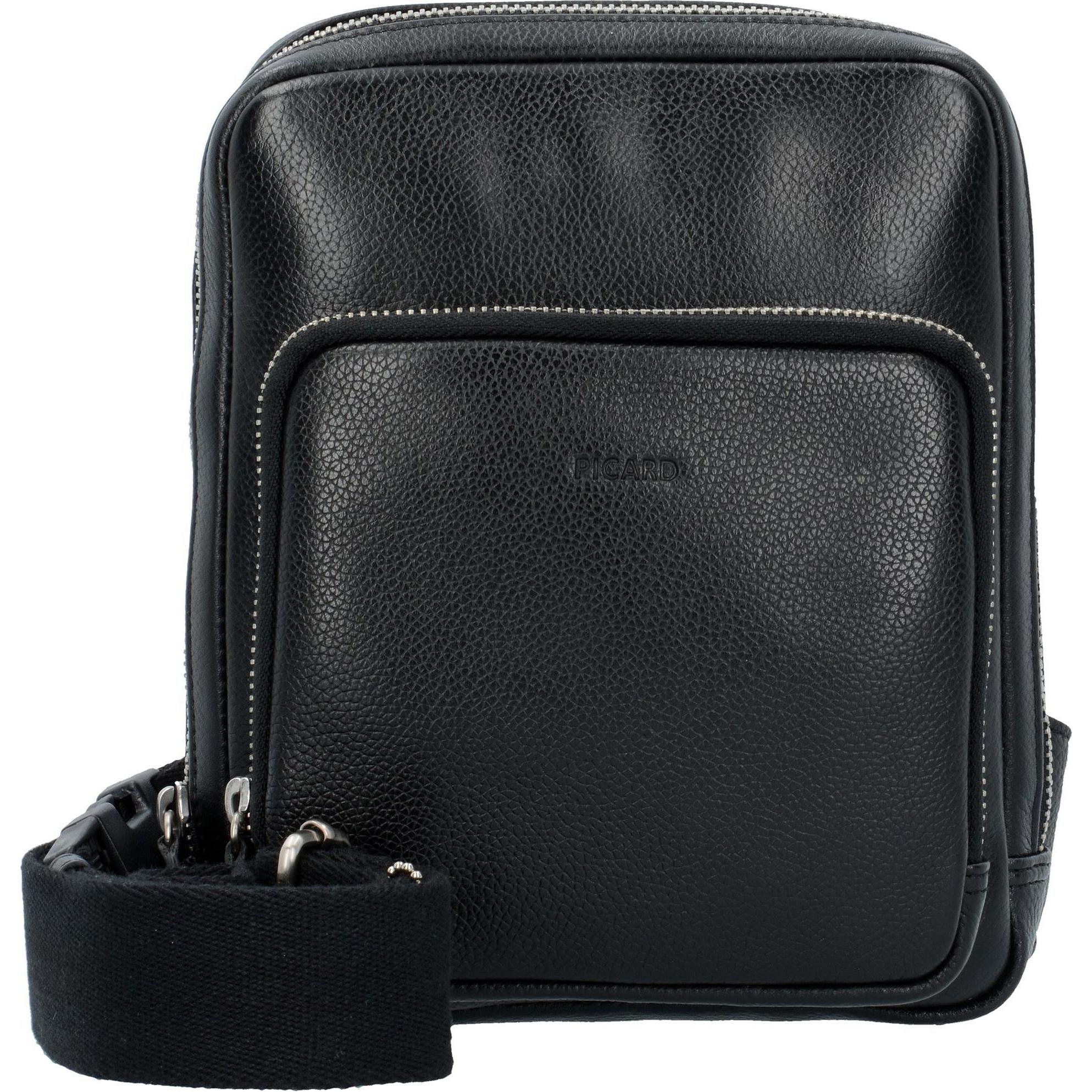 Picard, Handtasche, Milano, Schwarz