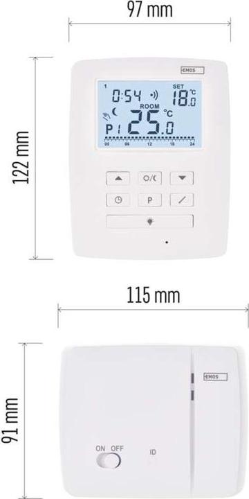 Produktbild Emos OpenTherm Raumthermostat P5611OT, programmierbar, kabellos