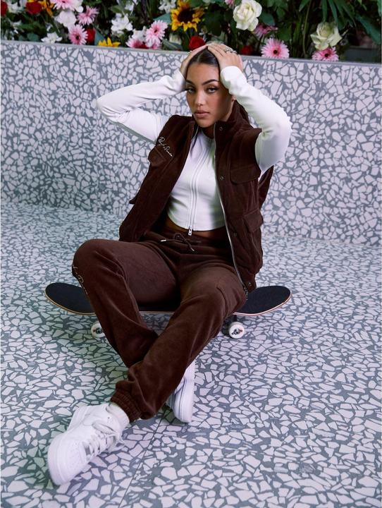 Produktbild Project X Paris daunenweste mit samteffekt, damen (XS)