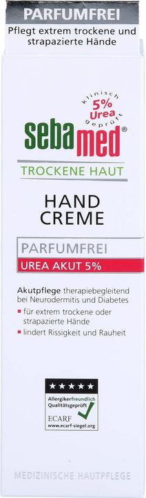 Immagine prodotto Sebamed Crema mani per pelli secche senza profumo Urea 5%, crema da 75 ml (75 ml)