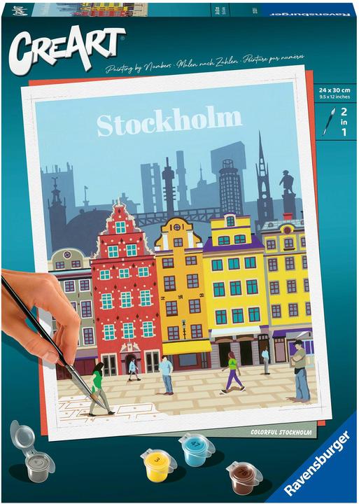 Ravensburger CreArt Colourful Stockholm