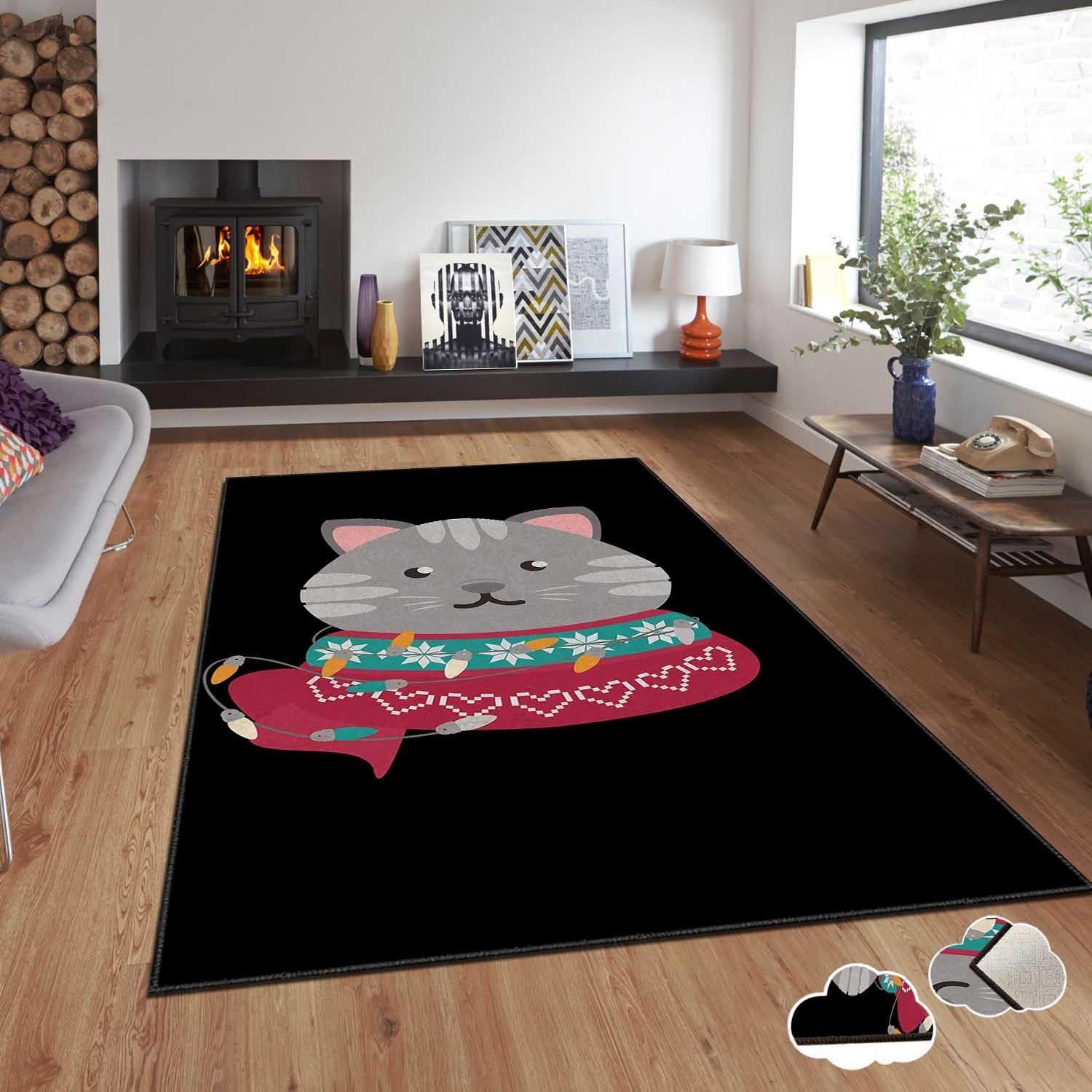 Thumbnail - Hanah Home Christmas, Teppich, Holiday (80 x 140 cm)