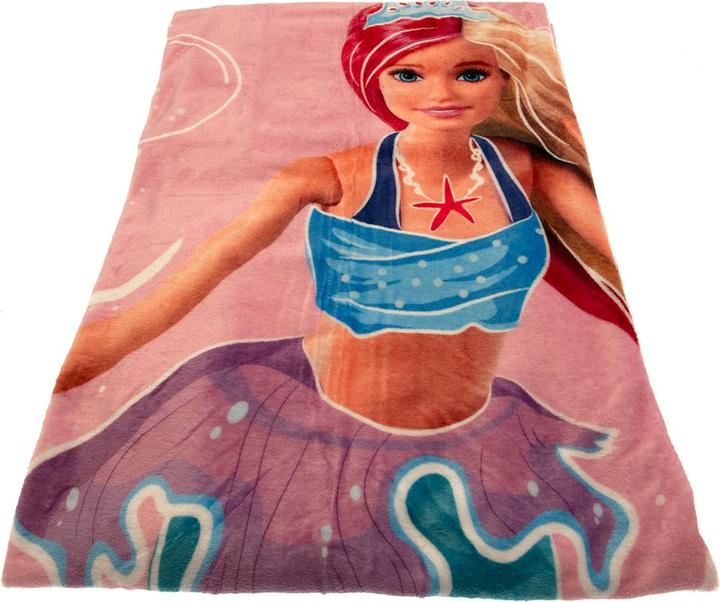 Barbie Couverture en polaire Coral Premium (170 x 130 cm)