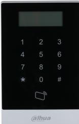 Produktbild Dahua beléptető vezérlő - ASI1201A-ME (LCD, Keypad IC+ID kártya RS485+Wiegand RJ45 12VDC)
