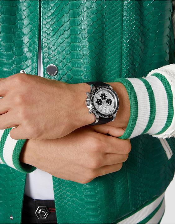 Produktbild Philipp Plein PWVAA0523 Street Couture Chronograph Herrenuhr 43mm 5ATM (Chronograph, 43 mm)