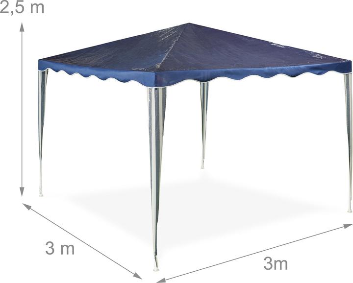 Image du produit Relaxdays Pavillon (300 cm, 300 cm)