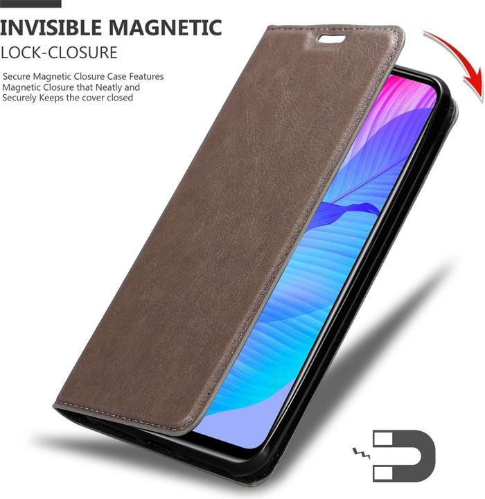 Immagine prodotto Cadorabo Copertina magnetica invisibile del libro (Huawei P Smart S)