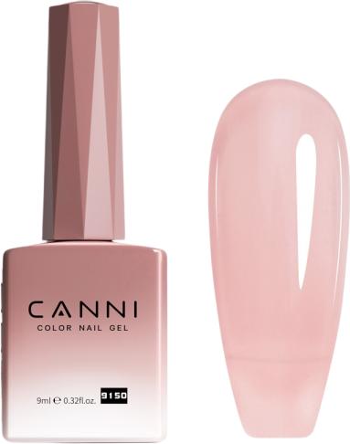 Actual product image Canni Colour Nail Gel (9150, Pale pink semi-transparent, UV gel varnish)