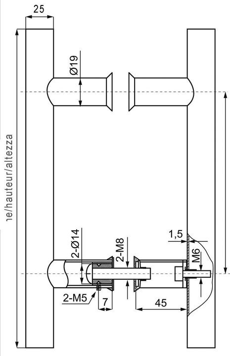 Produktbild OK-Line Stossgriffe