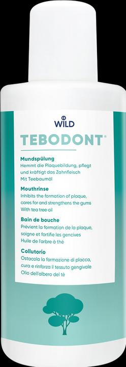 Produktbild Tebodont Teebaumöl Mundspülung ohne Fluorid (400 ml, Mundspülung)