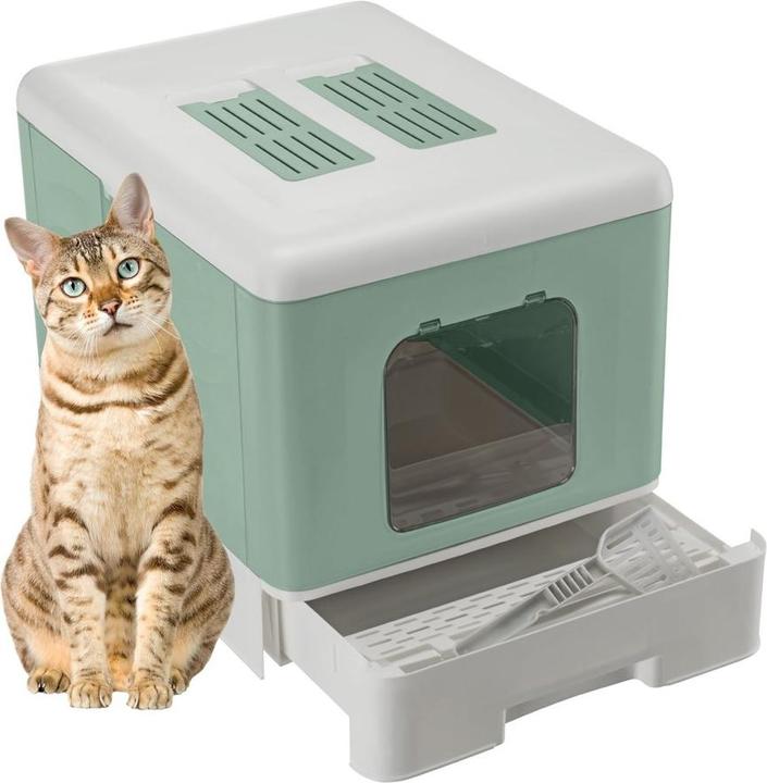 Produktbild Ferplast SAHARA TOILET GREEN kuweta dla kota (Katzenklo offen)