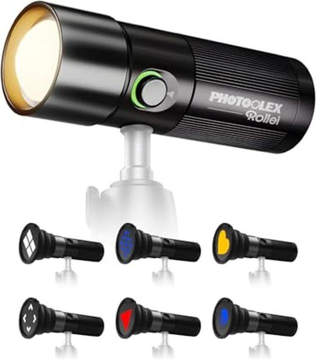 Image du produit Rollei LED-Effekt-Licht I Photoolex Gobo Light