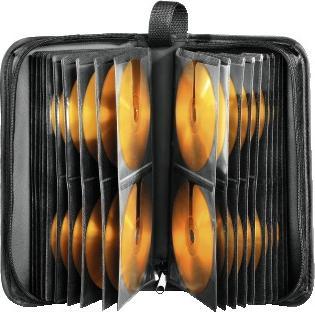 Produktbild Hama CD-/DVD-Wallet aus Nylon 80, Schwarz