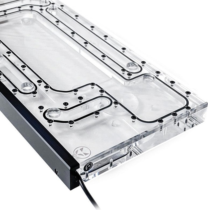 Actual product image Stealkey Customs Lian Li O11D Mini MK1 Distroplate DDC - Acrylic
