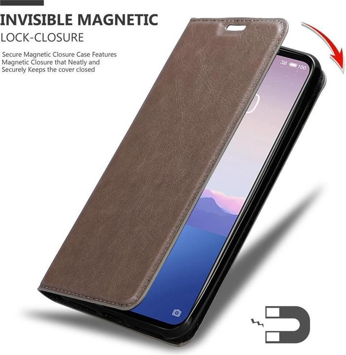 Actual product image Cadorabo Book Invisible Magnet Cover (Oppo A16s)