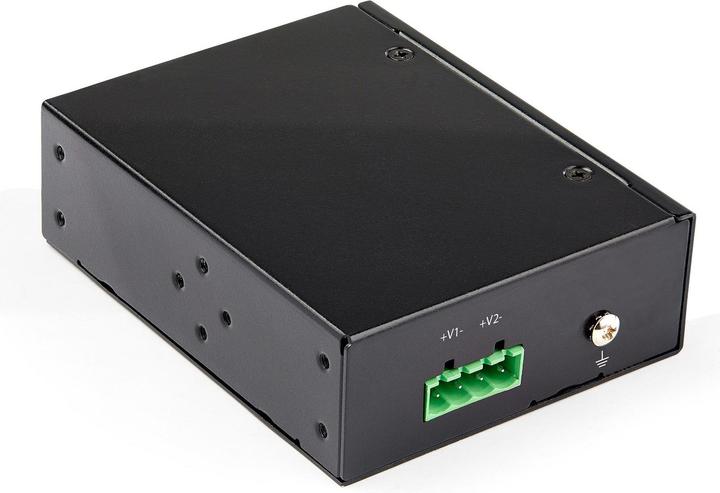 Actual product image StarTech Industrial Gigabit PoE Splitter - 90W High Speed Power-over-Etherne (1 portion)