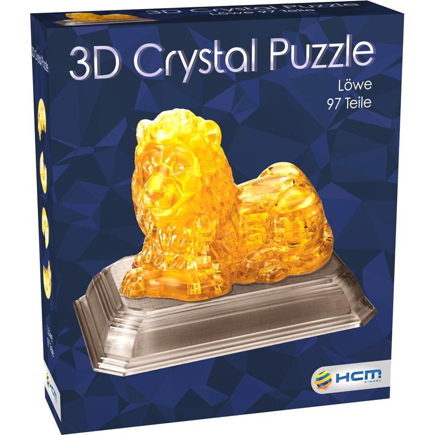 Thumbnail - HCM Kinzel HCM59123 - Crystal Puzzle: 3D Löwe - Gross, 97 Teile, ab 14 Jahren (DE-Ausgabe) (97 Teile)