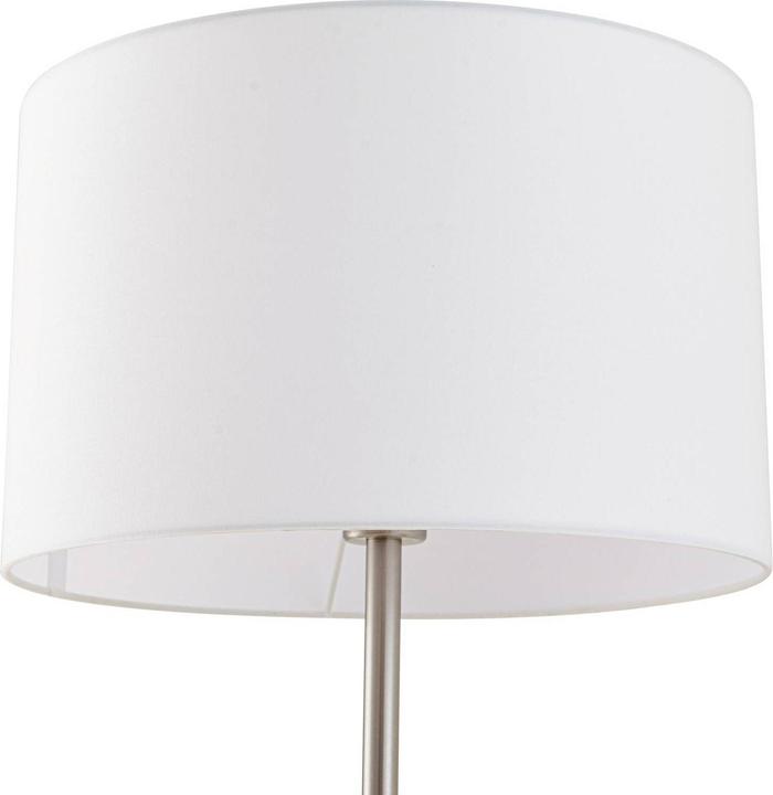 Immagine prodotto Lindby Lampada da terra Aovan con mensola e USB, nichel (E27)