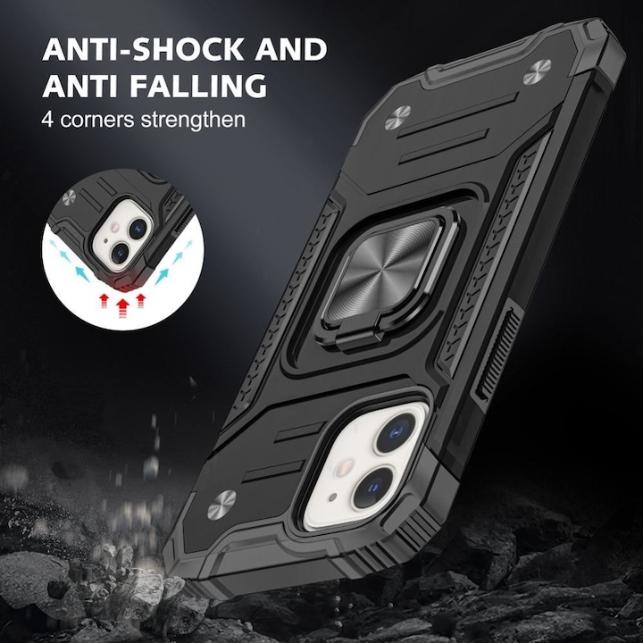 Produktbild Riff Andere OEM NITRO Tasche für IPHONE 15 Plus schwarz (Apple iPhone 15 Plus)