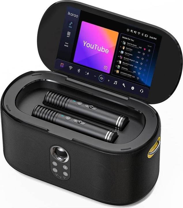 Image du produit Ikarao Boîte à karaoké Shell S1 (8 h, Fonctionnement sur batterie)