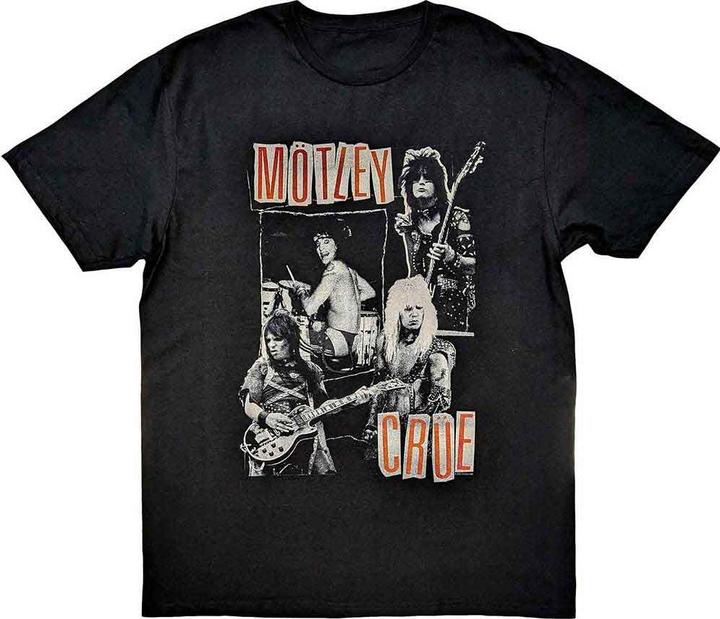 Motley Crue Vintage Punk Collage