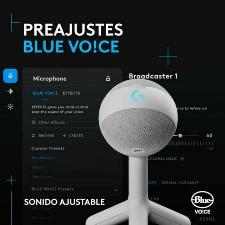 Actual product image Logitech G Yeti GX Dynamic RGB Gaming Mic with LIGHTSYNC - OFF WHITE - EMEA28-935