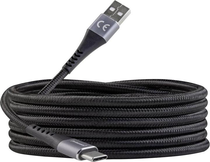 Image du produit Intenso C315C USB-C auf USB-C Kabel, 60W Schnellladen, 1,5 m, für iPhone, Samsung Galaxy, Macbook, L (1.50 m, USB 2.0, 60 W)