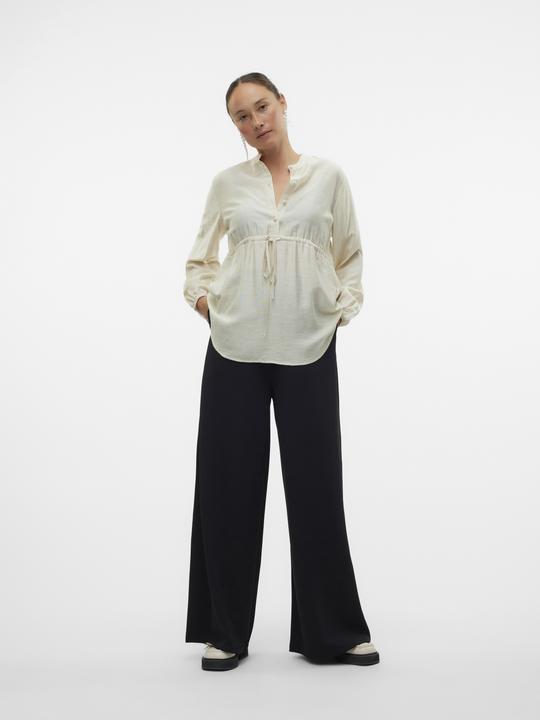 Immagine prodotto Mamalicious Camicetta con collo alla mandarina dalla vestibilità regolare (L)