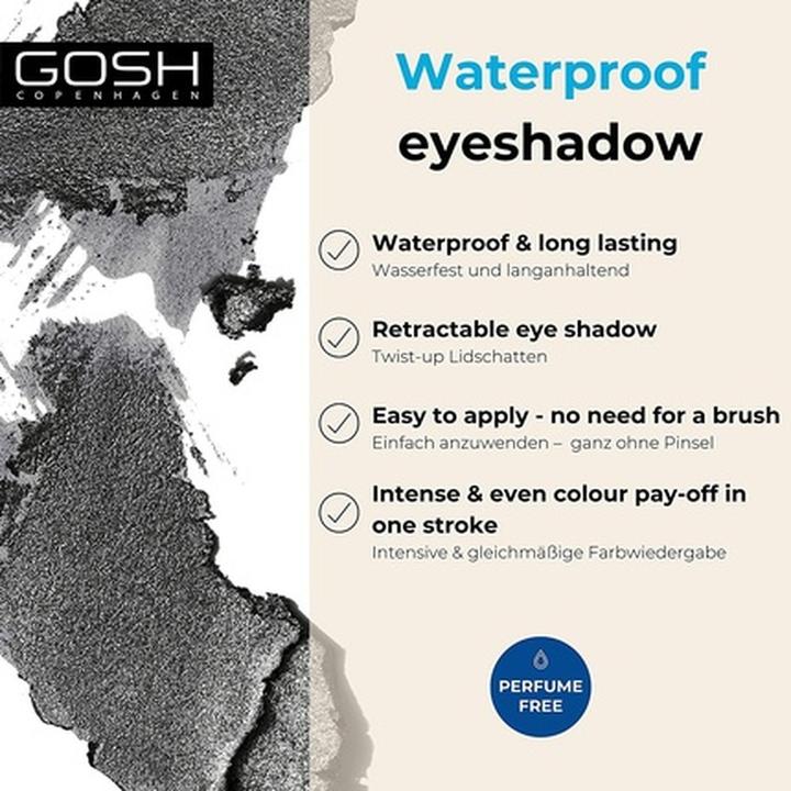 Produktbild Gosh Forever Eye Shadow 05 Gray (05 Grey)