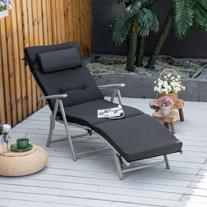 Actual product image Outsunny Sun lounger (180 cm)
