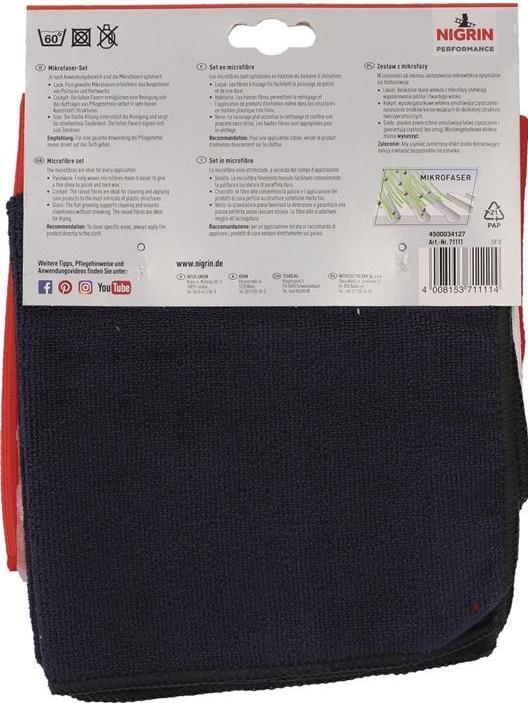 Produktbild Nigrin Microfasertuch 71111 3 St. (L