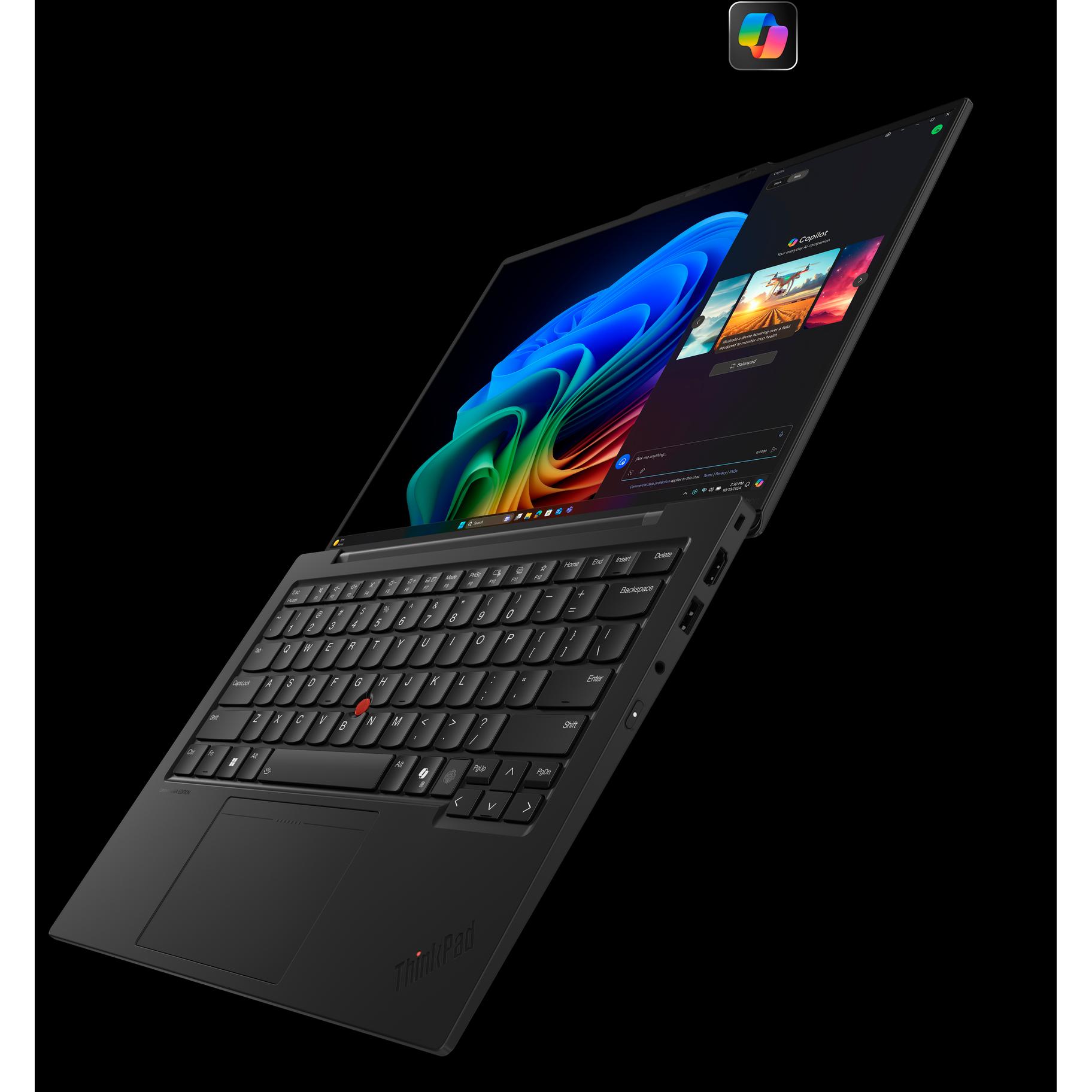 Thumbnail - Lenovo ThinkPad X1 Carbon Black 14 " OLED 2.8K 2880 x 1800 pixels Anti-glare Intel Core Ultra, Notebook Ersatzteile, Sch...