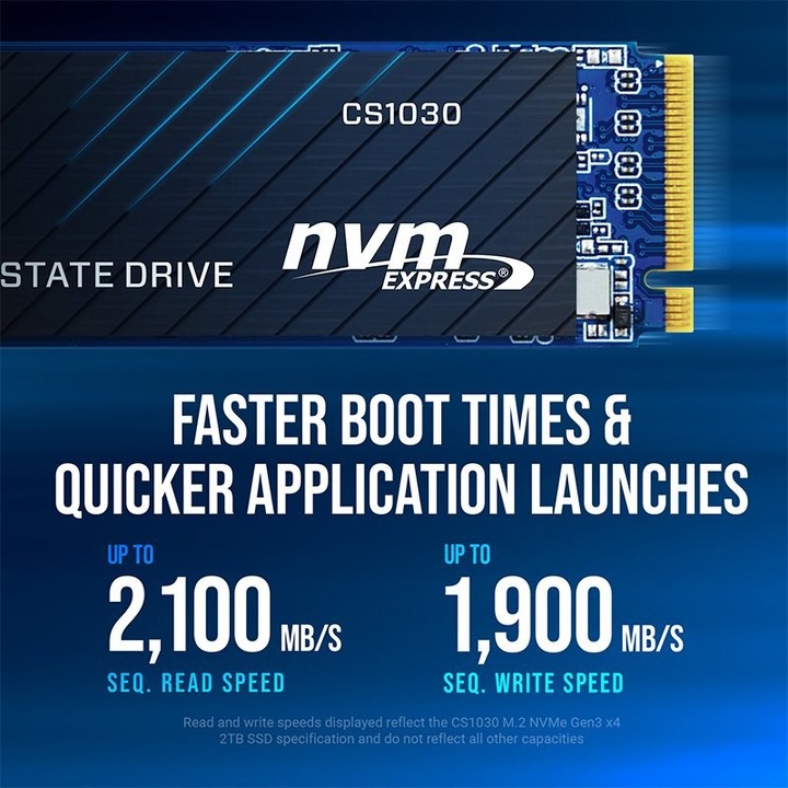 Actual product image PNY CS1030 (1000 GB, M.2 2280)