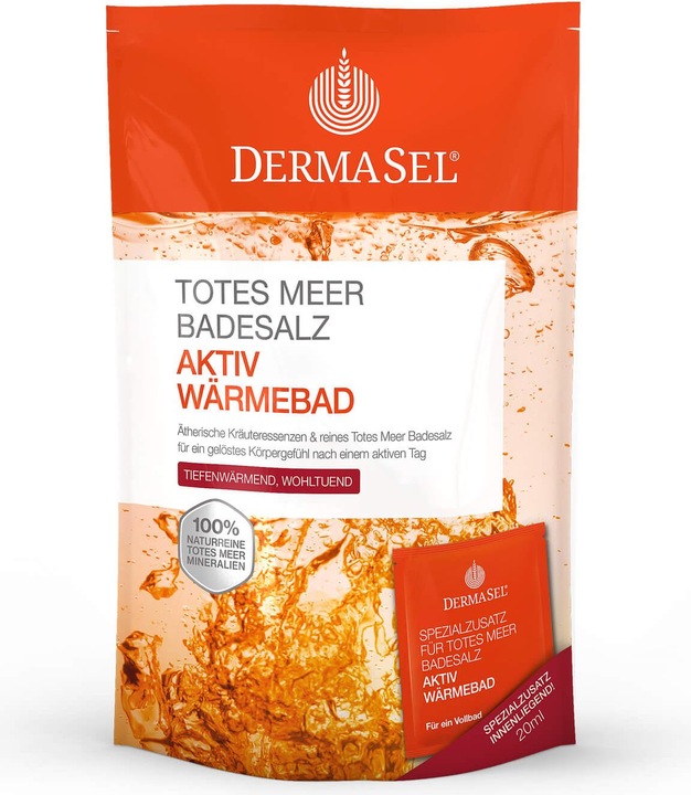 Immagine prodotto DermaSel Sali da bagno del Mar Morto + Calore attivo SPA, 1 P KPG (Sali da bagno)