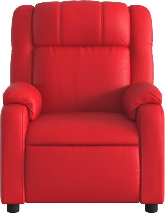 Produktbild vidaXL Massagesessel Fernsehsessel Relaxsessel Sessel Liegesessel Rot Kunstleder