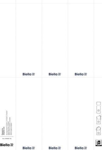 Actual product image Biella Back labels