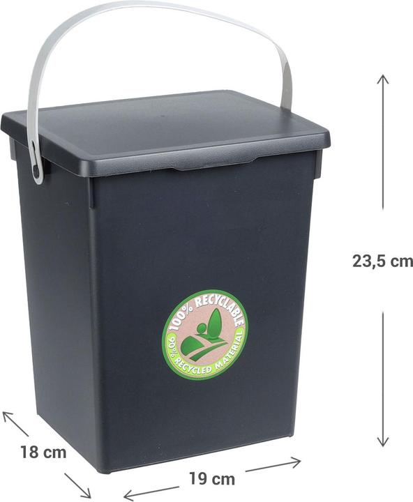 Produktbild Excellent Houseware 4er-Set Komposteimer aus Kunststoff