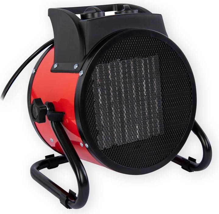 Actual product image Grafner Electric heater Fan heater Construction heater 5000 Watt 5kw 400V Radiant heater