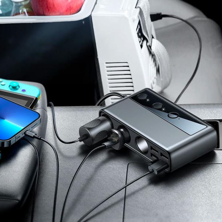 Actual product image Joyroom Multiport Car Cigarette Lighter