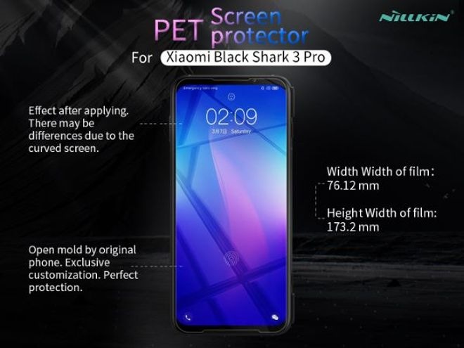 Actual product image Nillkin Matte Series Protective Film (1 Piece, Xiaomi Black Shark 3 Pro)